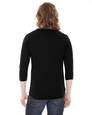 american apparel bb453 unisex poly-cotton usa made 3/4-sleeve raglan t-shirt Back Thumbnail