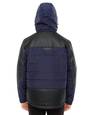 north end 88232 men's excursion meridian insulated jacket with mélange print Back Thumbnail