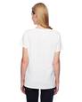 hanes 42v0 ladies' 4.5 oz. x-temp® performance v-neck Back Thumbnail