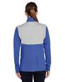 team 365 tt26w ladies' excel mélange interlock performance quarter-zip top Back Thumbnail