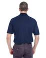 ultraclub 8544 adult whisper piqué polo with pocket Back Thumbnail