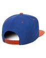 yupoong 6089 adult 6-panel structured flat visor classic snapback Back Thumbnail
