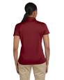 harriton m353w ladies' double mesh polo Back Thumbnail