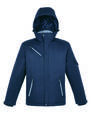 north end 88209 men's rivet textured twill insulated jacket Front Thumbnail