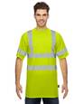 occunomix lssetp men's classic birdseye wicking t-shirt Front Thumbnail
