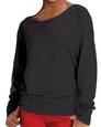 lat 3752 lat drop ship 3752 junior lightweight french terry slouchy pullover Front Thumbnail