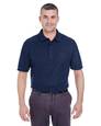 ultraclub 8544 adult whisper piqué polo with pocket Front Thumbnail