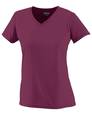 augusta sportswear 1791 girls' wicking t-shirt Front Thumbnail