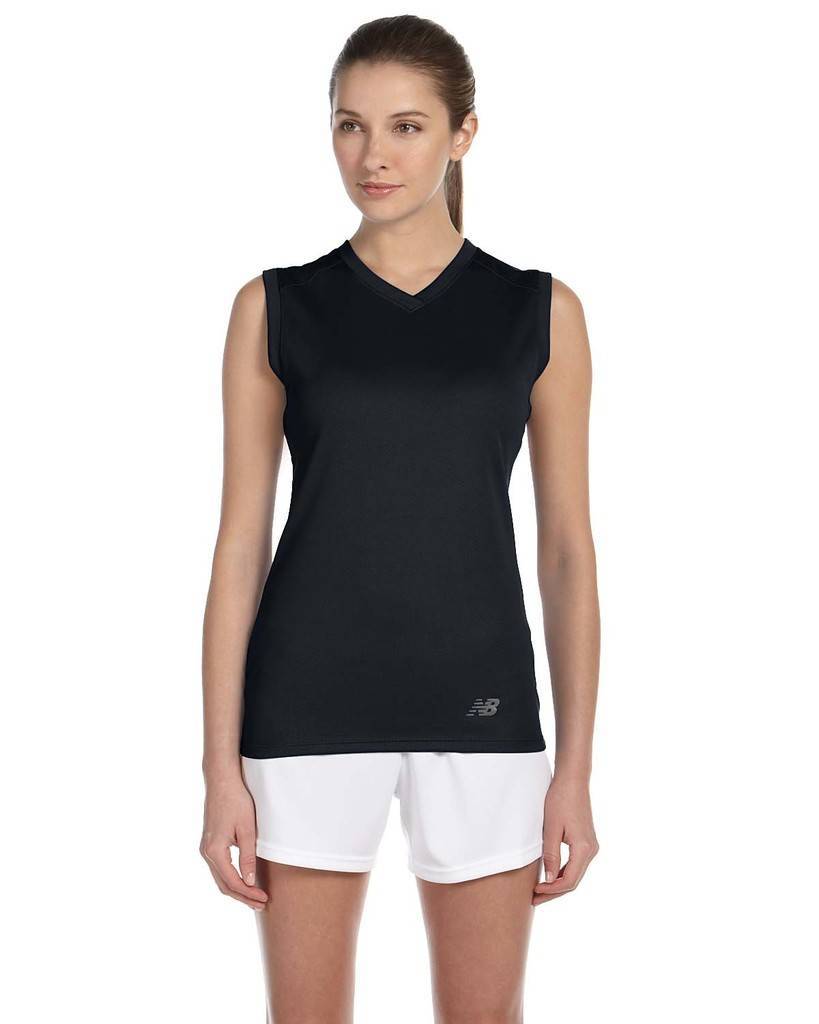 New Balance N7117L Ladies' Ndurance® Athletic VNeck Workout TShirt