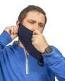 port & company pcfm21 disposable cotton/poly face cover (10-pack) Side Thumbnail