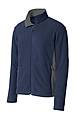 port authority f216 port authority ® colorblock value fleece jacket Side Thumbnail