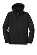 port authority j327 port authority ® hooded charger jacket Side Thumbnail