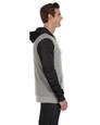 alternative aa3203 unisex rocky eco-fleece colorblocked hoodie Side Thumbnail