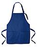 port authority a601 port authority ® medium-length two-pocket bib apron Side Thumbnail