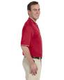 harriton m270 men's 5.6 oz. tipped easy blend™ polo Side Thumbnail
